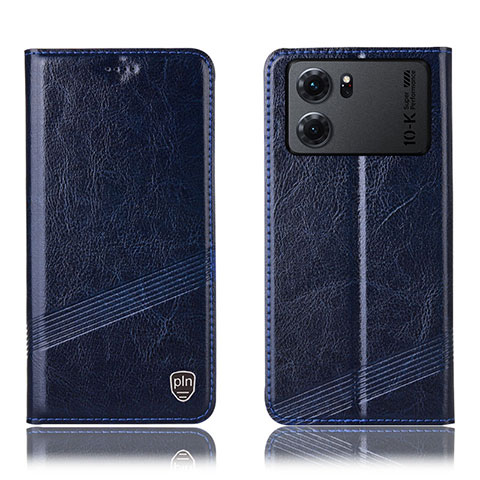 Funda de Cuero Cartera con Soporte Carcasa H09P para Oppo K10 5G Azul