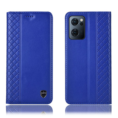 Funda de Cuero Cartera con Soporte Carcasa H10P para OnePlus Nord CE 2 5G Azul