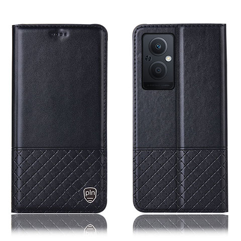 Funda de Cuero Cartera con Soporte Carcasa H11P para OnePlus Nord N20 5G Negro