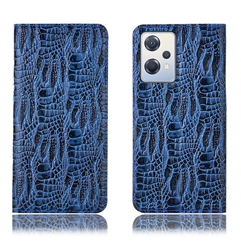 Funda de Cuero Cartera con Soporte Carcasa H17P para OnePlus Nord CE 2 Lite 5G Azul