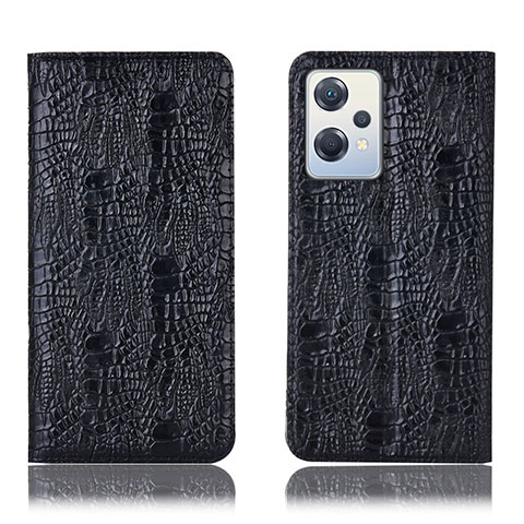 Funda de Cuero Cartera con Soporte Carcasa H17P para Oppo K10X 5G Negro