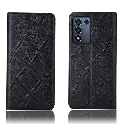 Funda de Cuero Cartera con Soporte Carcasa H19P para Realme 9 SE 5G Negro