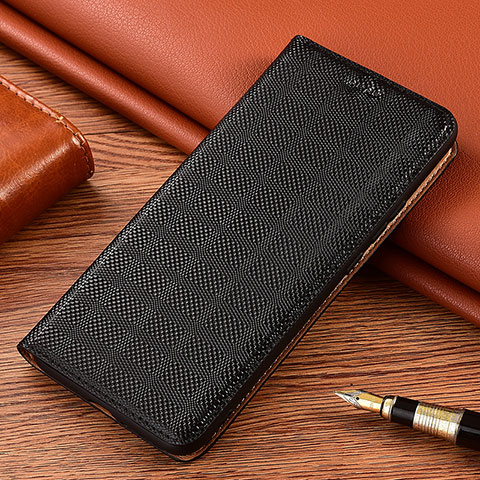 Funda de Cuero Cartera con Soporte Carcasa H20P para Asus ZenFone 8 Mini Negro