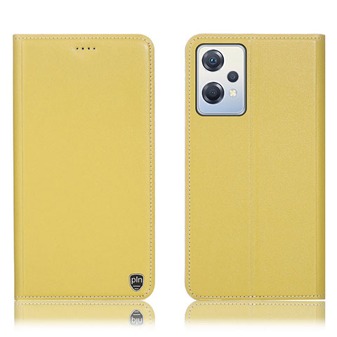 Funda de Cuero Cartera con Soporte Carcasa H21P para OnePlus Nord CE 2 Lite 5G Amarillo