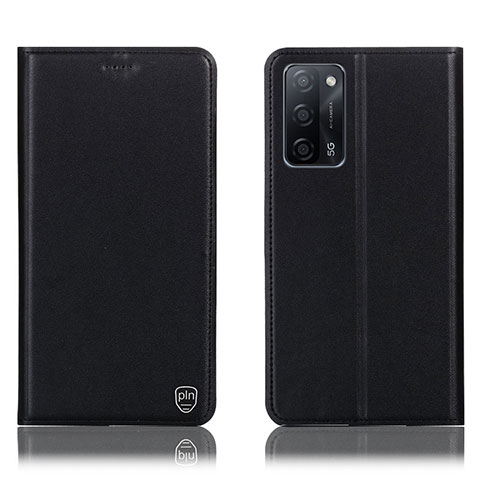 Funda de Cuero Cartera con Soporte Carcasa H21P para Oppo A56 5G Negro