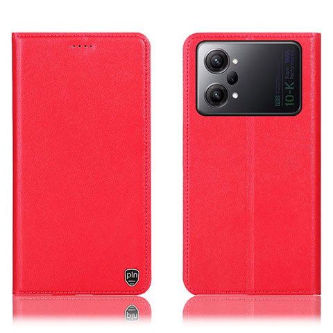 Funda de Cuero Cartera con Soporte Carcasa H21P para Oppo K10 Pro 5G Rojo