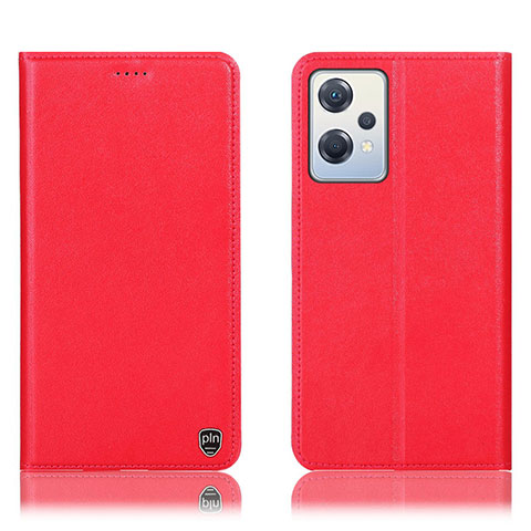 Funda de Cuero Cartera con Soporte Carcasa H21P para Oppo K10X 5G Rojo