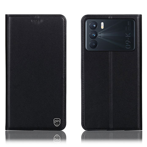 Funda de Cuero Cartera con Soporte Carcasa H21P para Oppo K9 Pro 5G Negro