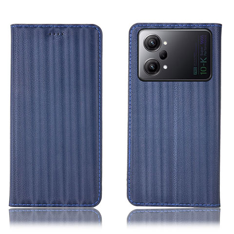 Funda de Cuero Cartera con Soporte Carcasa H23P para Oppo K10 Pro 5G Azul