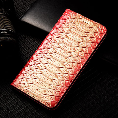 Funda de Cuero Cartera con Soporte Carcasa H25P para Asus Zenfone 9 Rosa