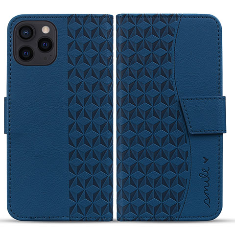 Funda de Cuero Cartera con Soporte Carcasa HF1 para Apple iPhone 14 Pro Max Azul