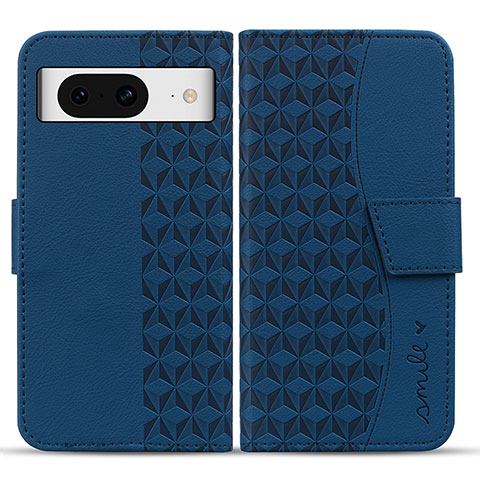 Funda de Cuero Cartera con Soporte Carcasa HF1 para Google Pixel 8 5G Azul