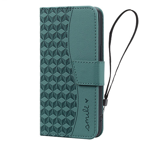 Funda de Cuero Cartera con Soporte Carcasa HF2 para Apple iPhone 14 Verde