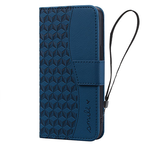 Funda de Cuero Cartera con Soporte Carcasa HF2 para Huawei Mate 60 Pro+ Plus Azul