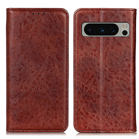 Funda de Cuero Cartera con Soporte Carcasa K01Z para Google Pixel 8 Pro 5G Marron