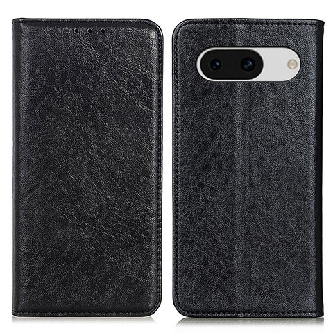 Funda de Cuero Cartera con Soporte Carcasa K01Z para Google Pixel 8a 5G Negro