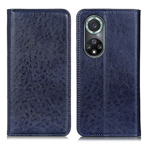 Funda de Cuero Cartera con Soporte Carcasa K01Z para Huawei Honor 50 Pro 5G Azul