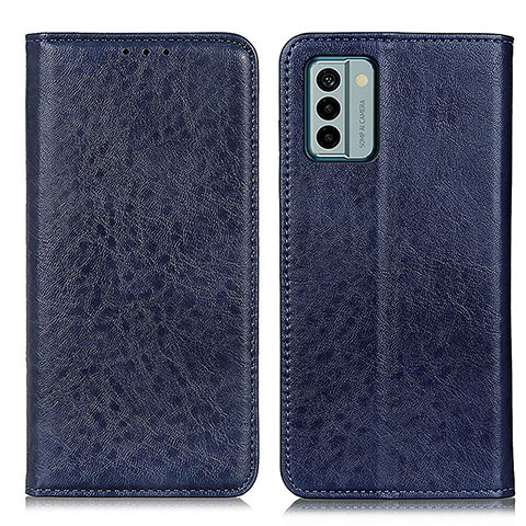 Funda de Cuero Cartera con Soporte Carcasa K01Z para Nokia G22 Azul