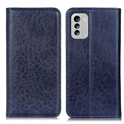 Funda de Cuero Cartera con Soporte Carcasa K01Z para Nokia G60 5G Azul