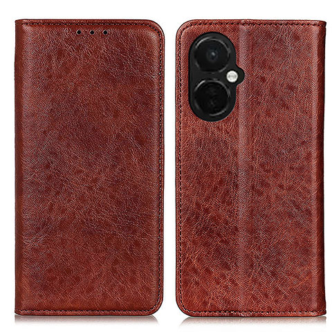 Funda de Cuero Cartera con Soporte Carcasa K01Z para OnePlus Nord CE 3 5G Marron