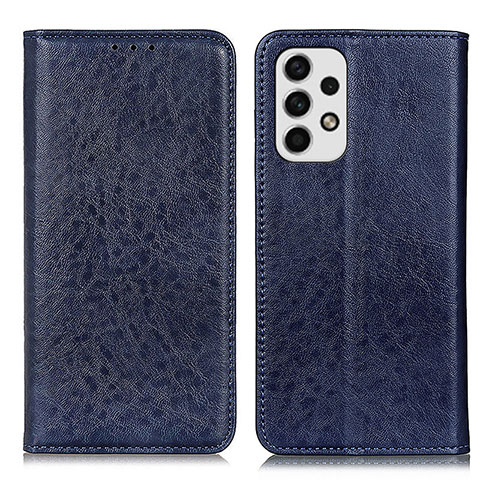 Funda de Cuero Cartera con Soporte Carcasa K01Z para Samsung Galaxy A23 4G Azul