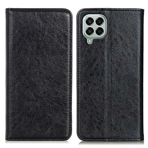 Funda de Cuero Cartera con Soporte Carcasa K01Z para Samsung Galaxy M33 5G Negro