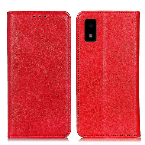 Funda de Cuero Cartera con Soporte Carcasa K01Z para Sharp Aquos wish2 Rojo