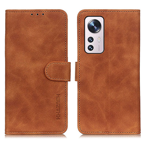 Funda de Cuero Cartera con Soporte Carcasa K01Z para Xiaomi Mi 12 5G Marron