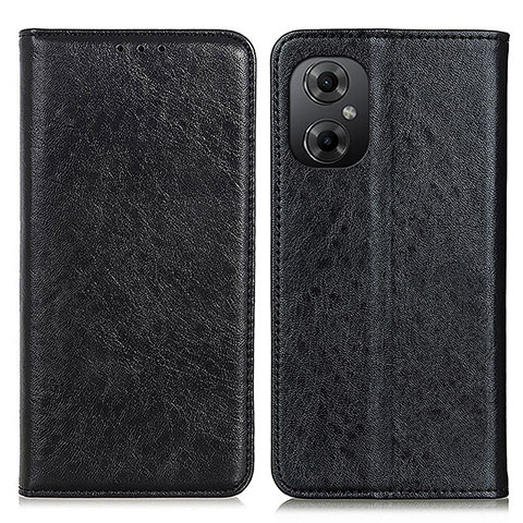 Funda de Cuero Cartera con Soporte Carcasa K01Z para Xiaomi Poco M4 5G Negro