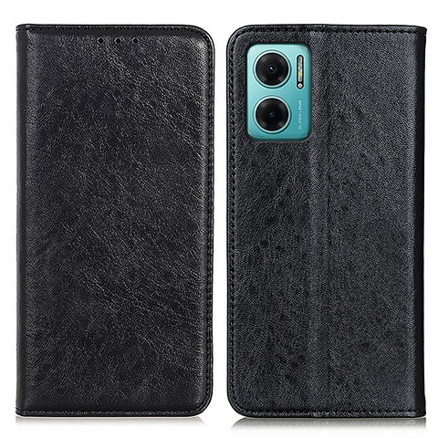 Funda de Cuero Cartera con Soporte Carcasa K01Z para Xiaomi Redmi 10 5G Negro