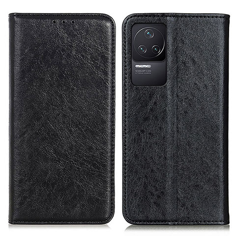 Funda de Cuero Cartera con Soporte Carcasa K01Z para Xiaomi Redmi K50 5G Negro