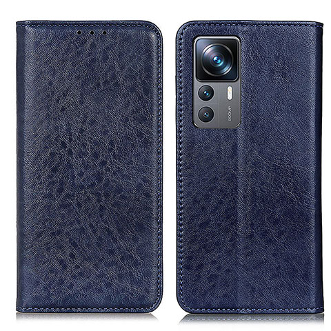 Funda de Cuero Cartera con Soporte Carcasa K01Z para Xiaomi Redmi K50 Ultra 5G Azul