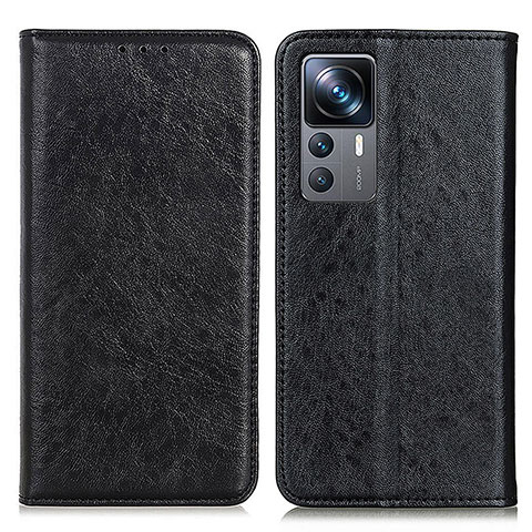 Funda de Cuero Cartera con Soporte Carcasa K01Z para Xiaomi Redmi K50 Ultra 5G Negro