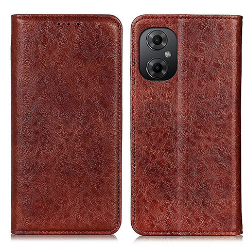 Funda de Cuero Cartera con Soporte Carcasa K01Z para Xiaomi Redmi Note 11R 5G Marron