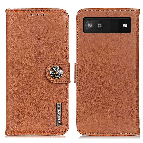 Funda de Cuero Cartera con Soporte Carcasa K02Z para Google Pixel 6a 5G Marron