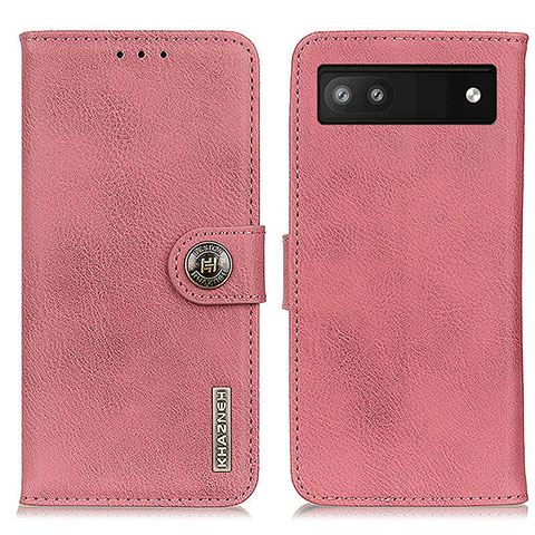 Funda de Cuero Cartera con Soporte Carcasa K02Z para Google Pixel 7a 5G Rosa