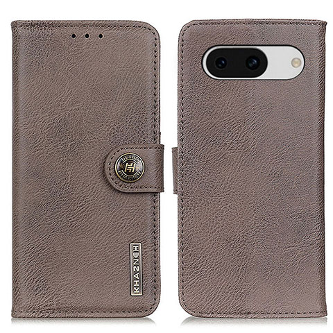 Funda de Cuero Cartera con Soporte Carcasa K02Z para Google Pixel 8a 5G Gris