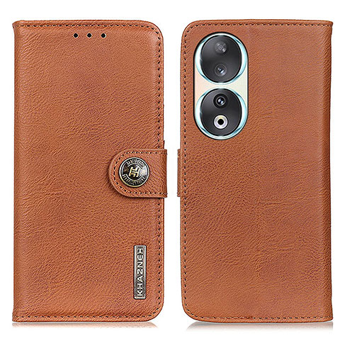 Funda de Cuero Cartera con Soporte Carcasa K02Z para Huawei Honor 90 5G Marron