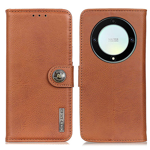 Funda de Cuero Cartera con Soporte Carcasa K02Z para Huawei Honor Magic5 Lite 5G Marron