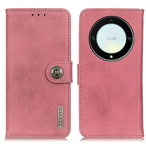 Funda de Cuero Cartera con Soporte Carcasa K02Z para Huawei Honor Magic5 Lite 5G Rosa