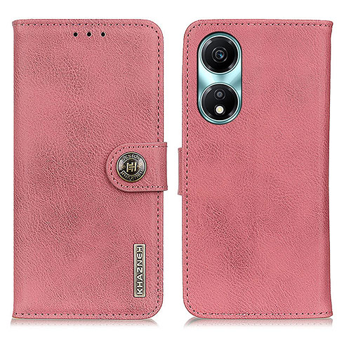 Funda de Cuero Cartera con Soporte Carcasa K02Z para Huawei Honor X5 Plus Rosa