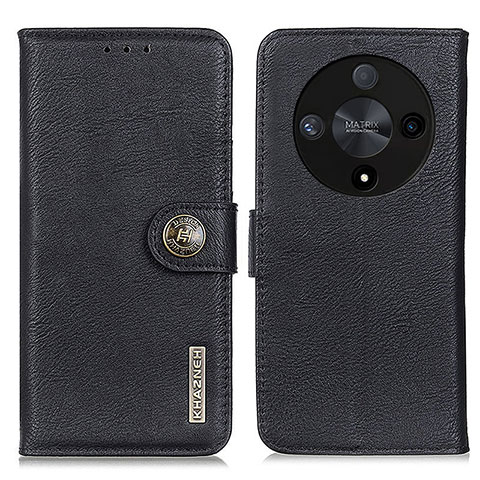 Funda de Cuero Cartera con Soporte Carcasa K02Z para Huawei Honor X9b 5G Negro