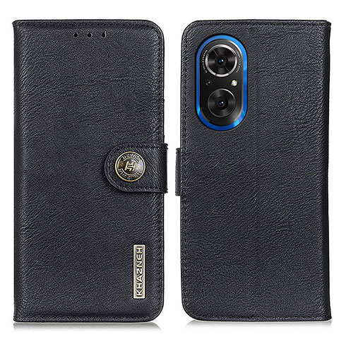 Funda de Cuero Cartera con Soporte Carcasa K02Z para Huawei Nova 9 SE Negro