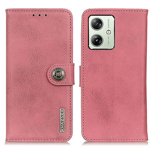 Funda de Cuero Cartera con Soporte Carcasa K02Z para Motorola Moto G54 5G Rosa