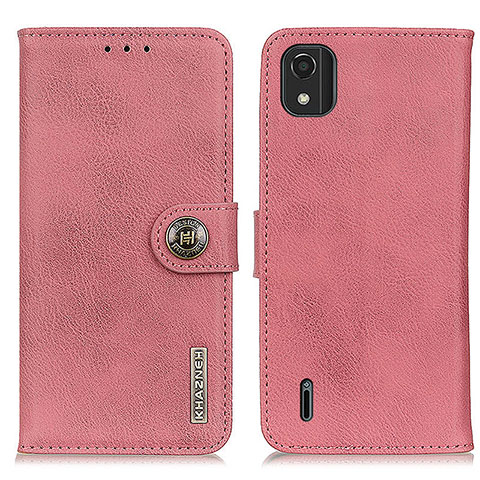 Funda de Cuero Cartera con Soporte Carcasa K02Z para Nokia C2 2nd Edition Rosa