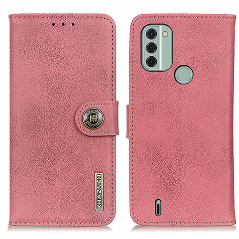 Funda de Cuero Cartera con Soporte Carcasa K02Z para Nokia C31 Rosa