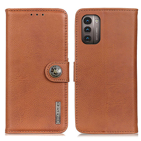 Funda de Cuero Cartera con Soporte Carcasa K02Z para Nokia G11 Marron