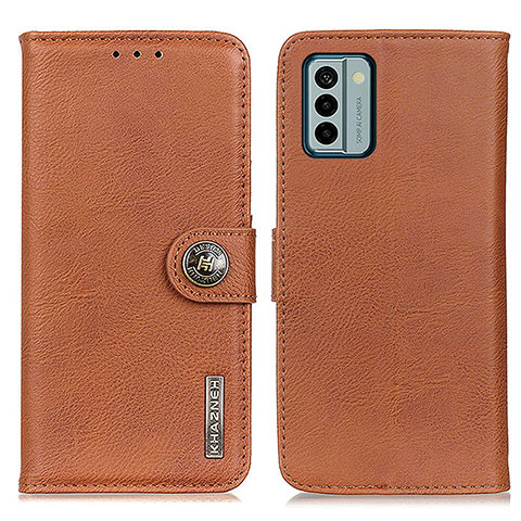 Funda de Cuero Cartera con Soporte Carcasa K02Z para Nokia G22 Marron