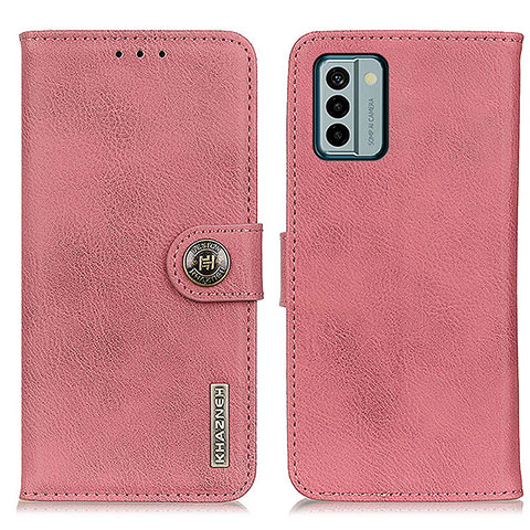 Funda de Cuero Cartera con Soporte Carcasa K02Z para Nokia G22 Rosa