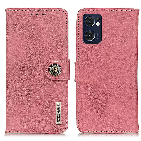 Funda de Cuero Cartera con Soporte Carcasa K02Z para OnePlus Nord CE 2 5G Rosa